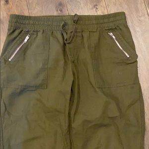 Olive green pants in excellent condition